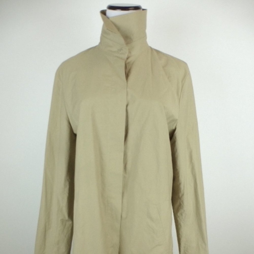 RENE LEZARD camel button front cotton stretch jacket e36 M